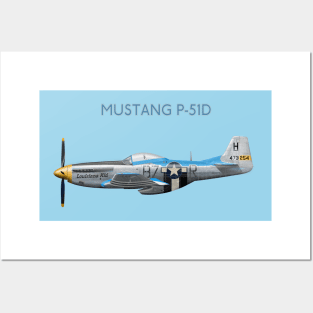 P51 Mustang Louisiana Kid Posters and Art